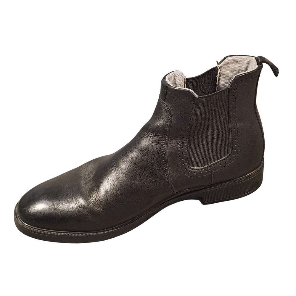 Johnston & Murphy Chelsea Boots Mens Size 11 Black Leather Dress Waterproof XC